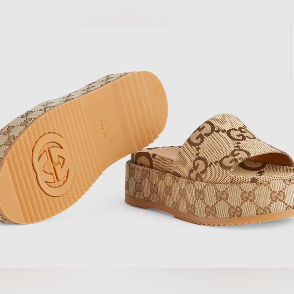 Gucci Women's platform slide sandal; S 39 - Picture 6 of 9